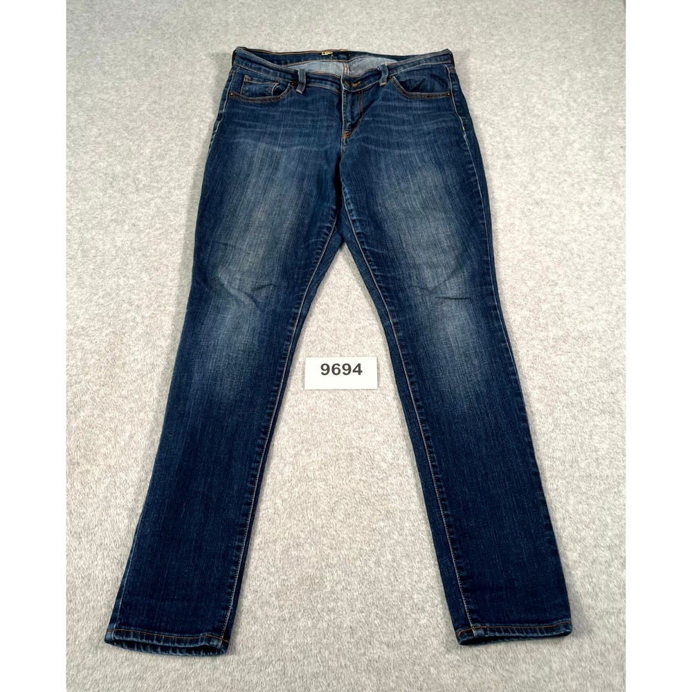 Old Navy Jeans Womens 8 Regular Blue Denim Cotton Stretch Straight Leg Comfort